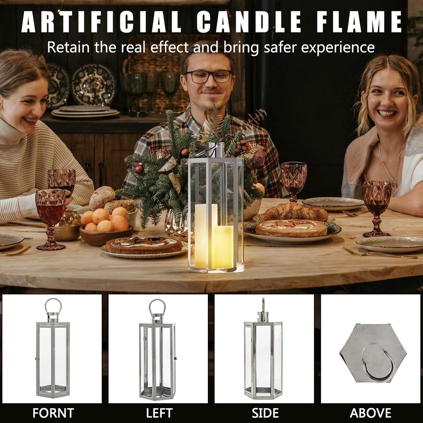 Stainless Steel Candle Lanterns