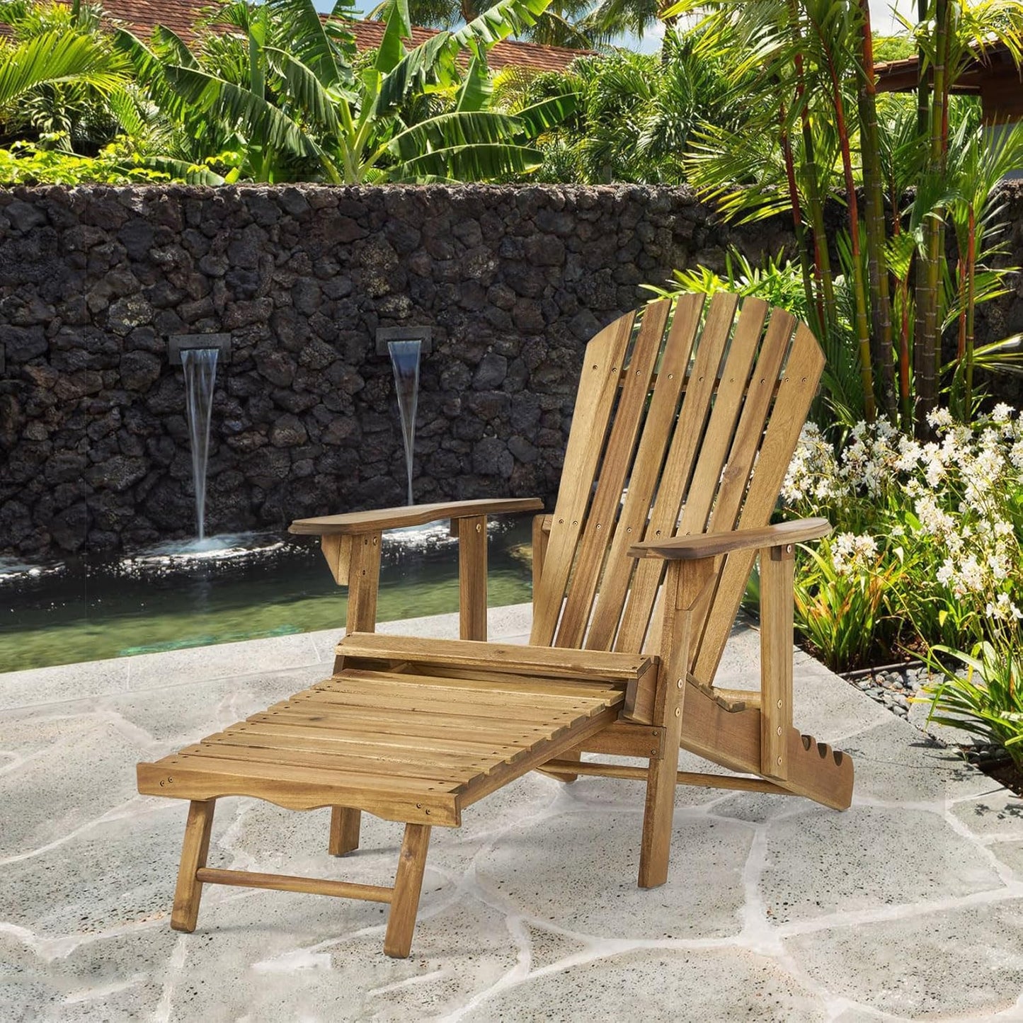 Outdoor Reclining Adirondack Chair