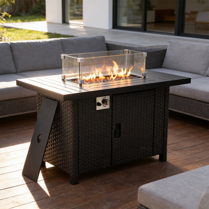 46" Propane Gas Fire Pit Table with 55,000 BTU