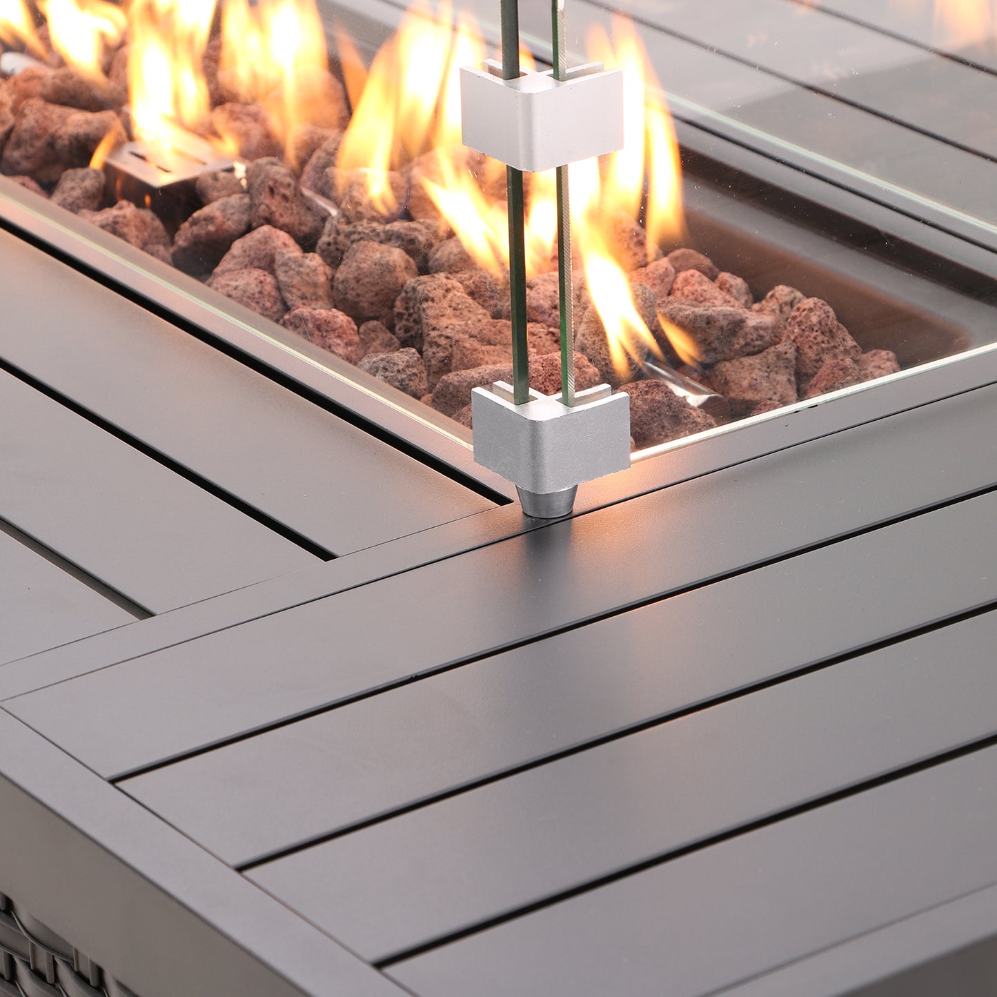 46" Propane Gas Fire Pit Table with 55,000 BTU