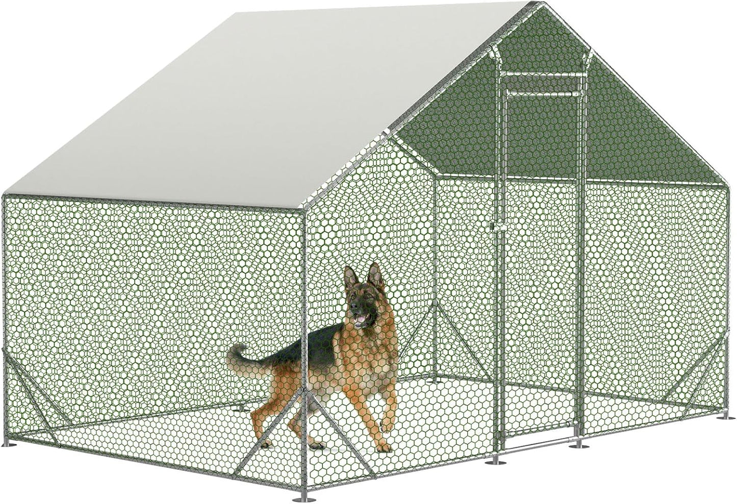 Large Chicken Coop Heavy Duty Chicken Cage Walk-in Chicken Run