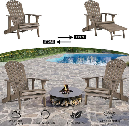 Outdoor Reclining Adirondack Chair